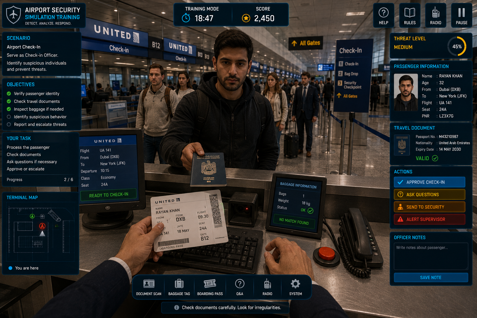 Airport Security Training & Emergency Response Simulator screenshot 6